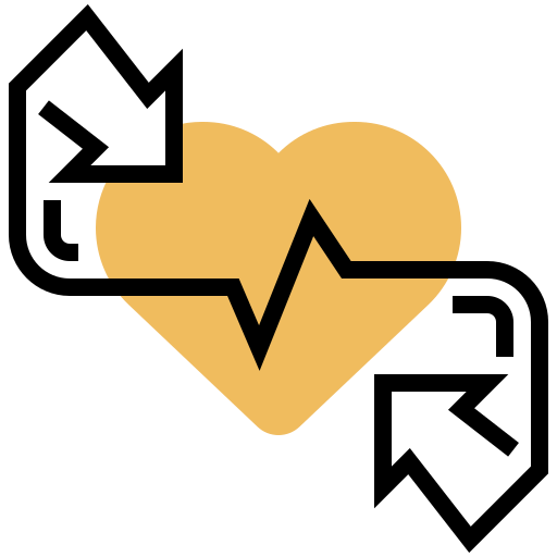 Heart attack icon