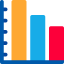 Bar chart icon 64x64