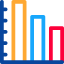 Bar chart icon 64x64