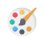 Paint palette icon 64x64
