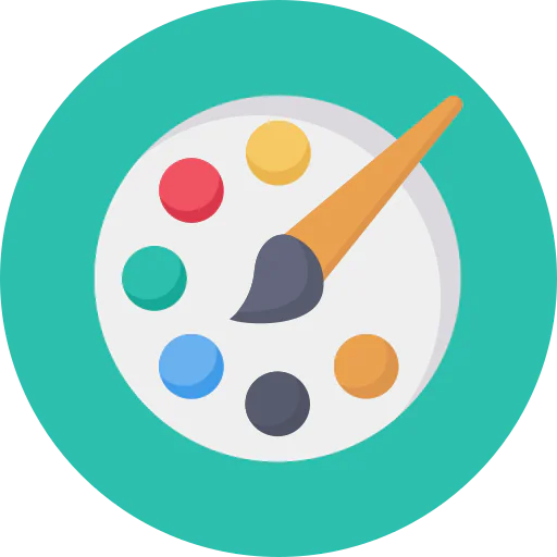 Paint palette icon