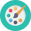 Paint palette icon 64x64