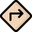 Traffic sign icon 64x64