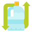 Milk bottle icon 64x64