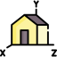 House design icon 64x64