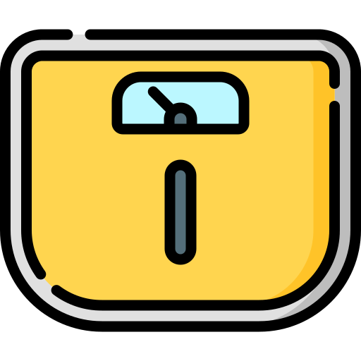 Weight scale icon