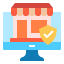 Online shop icon 64x64