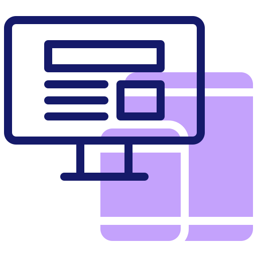Responsive webpage icon