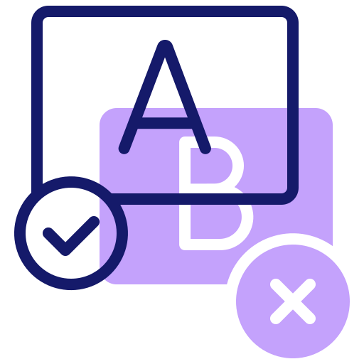 Ab testing icon