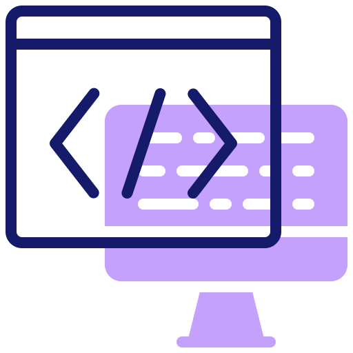 Web coding icône