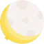 Crescent moon icon 64x64