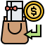 Cash payment icon 64x64
