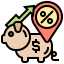 Fixed interest rate ícone 64x64