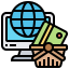 Online shopping icon 64x64