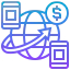 Money transfer icon 64x64