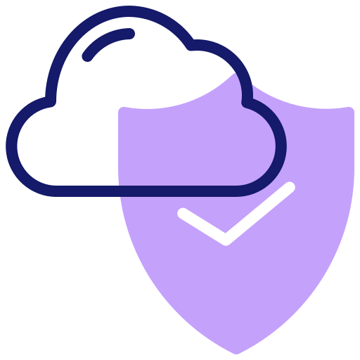 Cloud servers icon