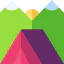 Camping tent icon 64x64