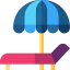Sun bath icon 64x64