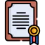 Certificate icon 64x64