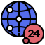 24 hours icon 64x64