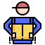 Delivery man icon 64x64