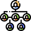 Hierarchical structure icon 64x64