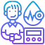Blood pressure gauge icon 64x64