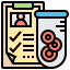 Blood count test icon 64x64