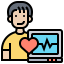 Heart rate icon 64x64