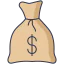 Money bag icon 64x64