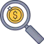 Magnifying glass icon 64x64