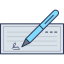 Cheque icon 64x64