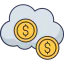 Cloud banking icon 64x64