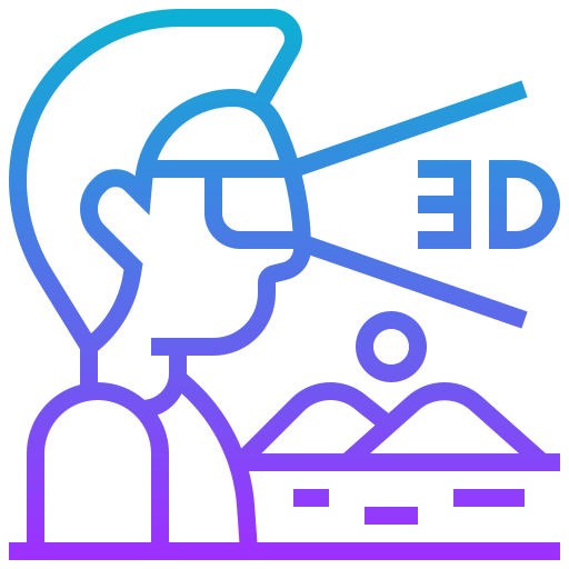 Virtual glasses icon