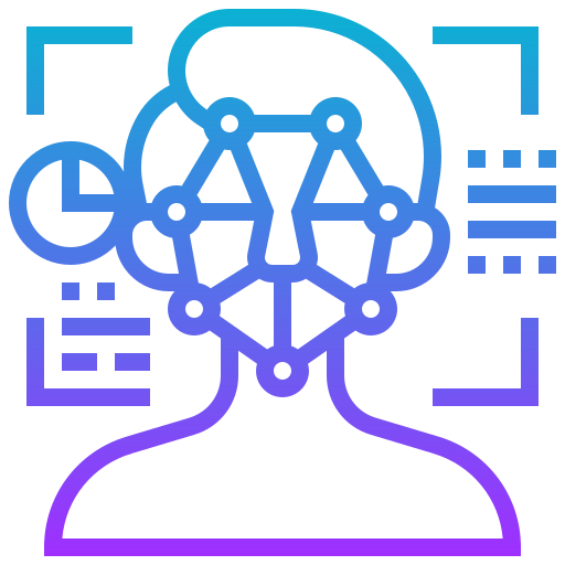 Facial recognition icon