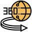 360 degree icon 64x64