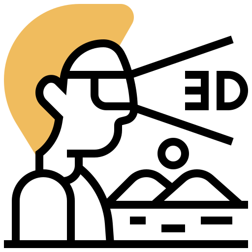 Virtual glasses icon