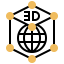 3d graphics icon 64x64