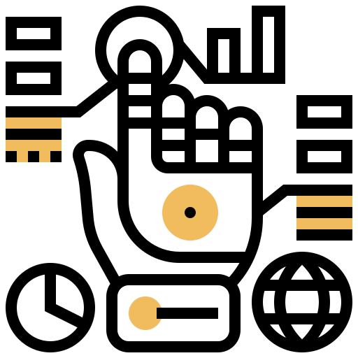 Wired gloves icon