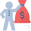 Money bag icon 64x64