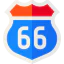Route 66 icon 64x64