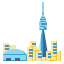 Cn tower ícono 64x64