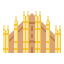Milan cathedral icon 64x64