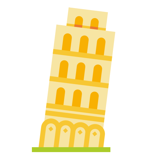 Leaning icon