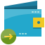 Wallet symbol Ikona 64x64
