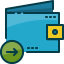 Wallet symbol Ikona 64x64