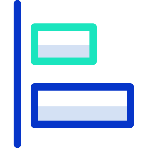 Left alignment icon