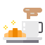 Hot coffee icon 64x64