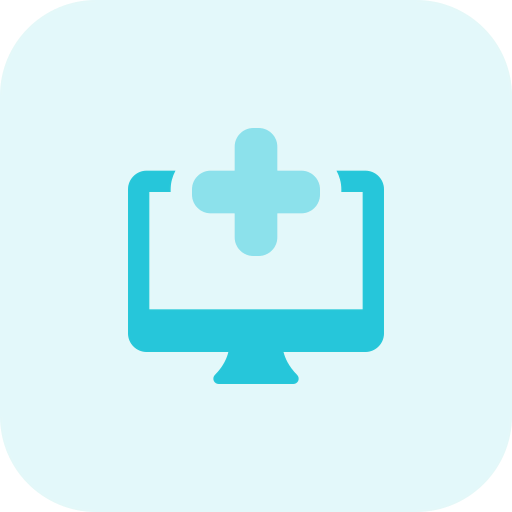 Desktop computer icon