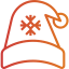 Christmas hat icon 64x64